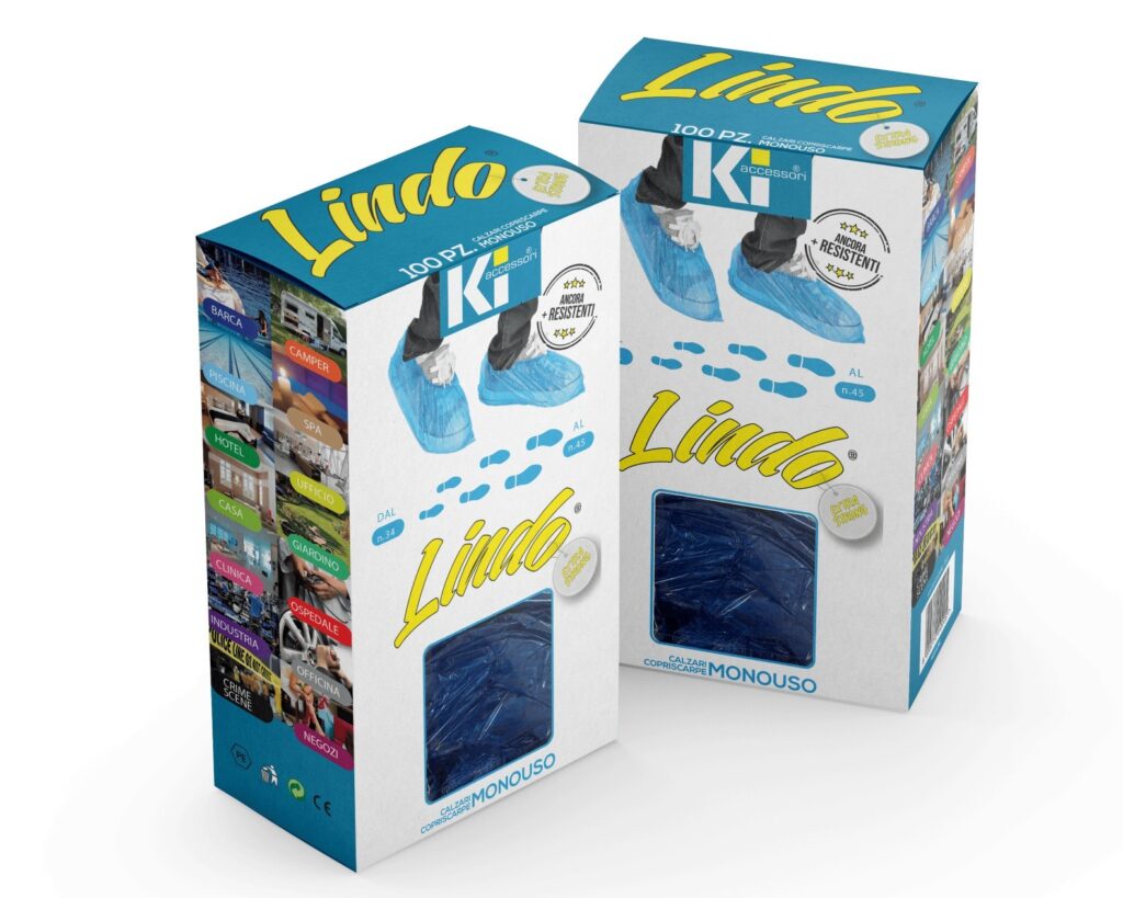 LINDO – 10 caja de calzas a la pared o de mesa