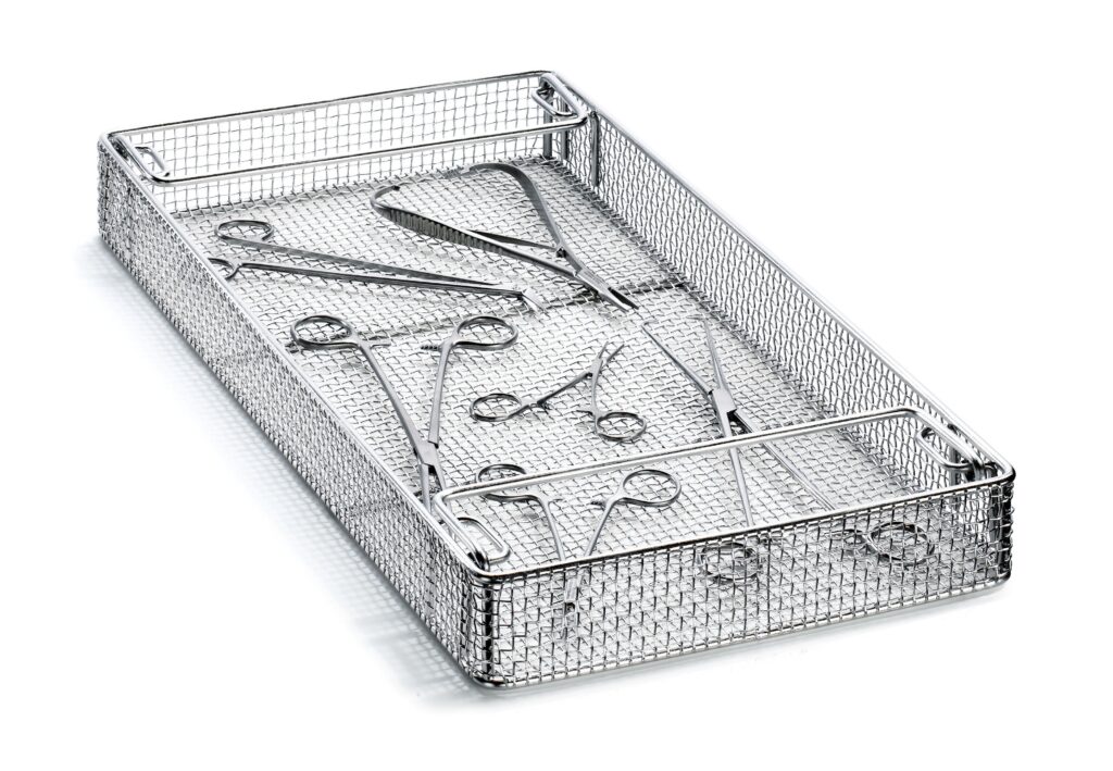 Cesta DIN para instrumentos