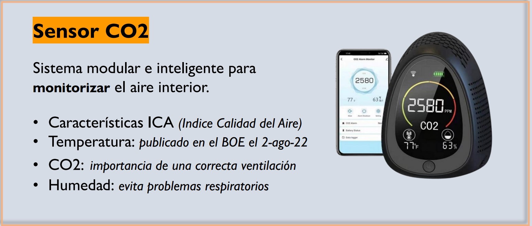 MONITOR DE CO2, TEMP. Y HUMEDAD CON WI-FI, APP Y BATERIA + LICENCIA 1 AÑO SANIKI-KONNECT MONITOR DE CO2, TEMP. Y HUMEDAD CON WI-FI, APP Y BATERIA + LICENCIA 1 AÑO SANIKI-KONNECT
