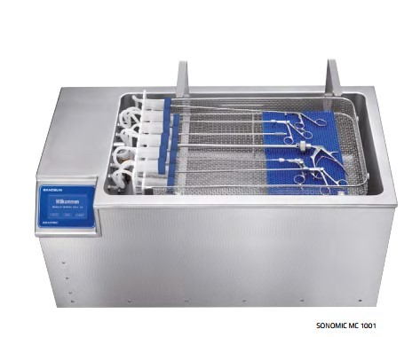 LAVADORA ULTRASONICA SONOMIC MC 1001 CON INYECCION DIRECTA PARA INSTRUMENTAL